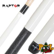 Raptor Spectrum White Pool Cue - Linen Wrap