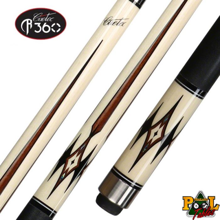 Super Slim Taper with Tiger Everest Tip 15.5-Inch Cuetec R360 Canadian Maple Billiard/Pool Cue Shaft