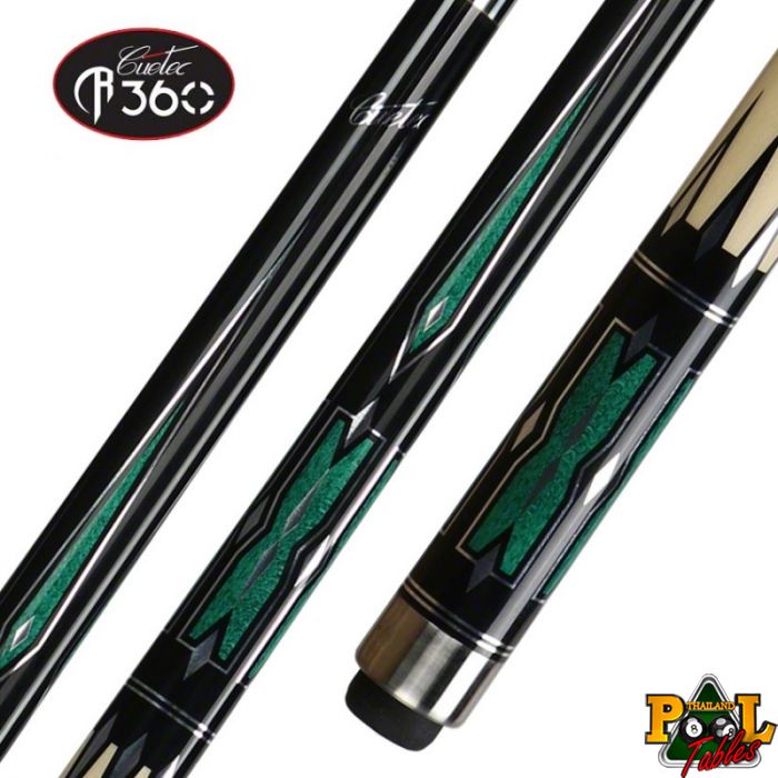 Super Slim Taper with Tiger Everest Tip 15.5-Inch Cuetec R360 Canadian Maple Billiard/Pool Cue Shaft