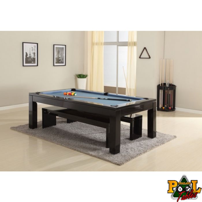 Strasbourg Dining Pool Table 8ft, Dining Room Pool Table With Chairs