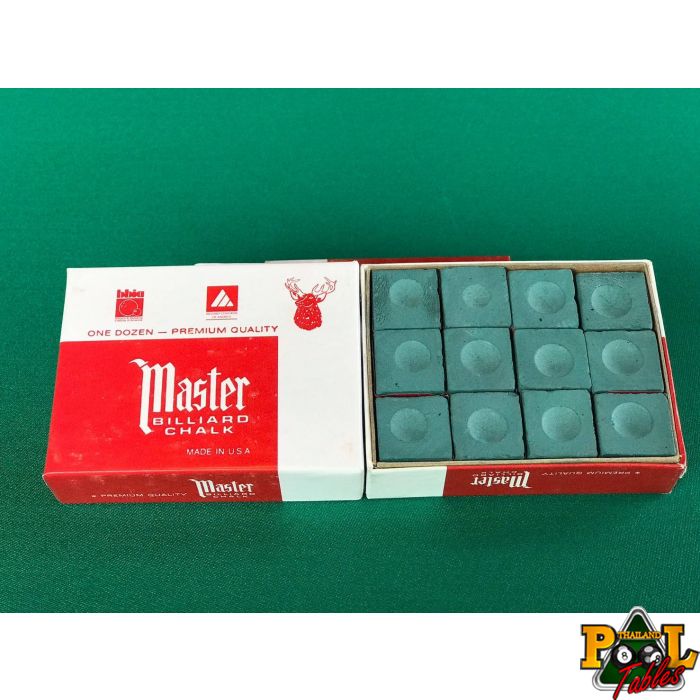 Master Billiard Chalk Forest Box 12 Pieces