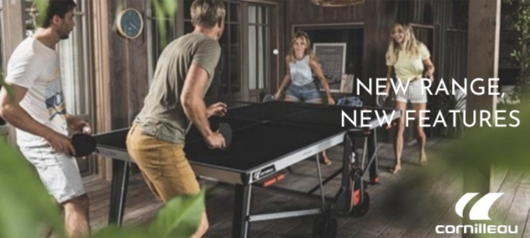 cornilleau table tennis table new range 2022