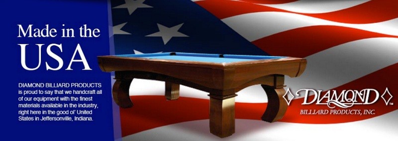 Paragon Diamond Pool Table made in the USA