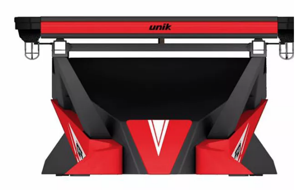 Joy Unik Pool Table boosts a sleek design inspired after racing cars