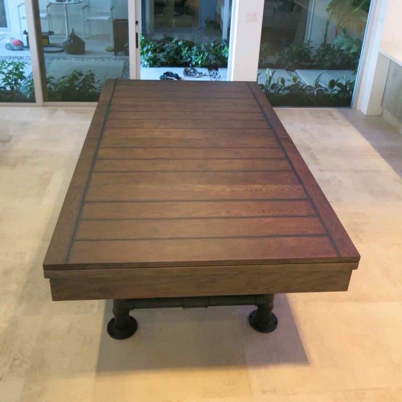 Rustic Dining Top for Loft Pool Table