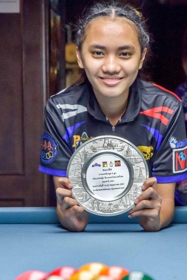 Phaa Hmaunpao won the 2018 Thailand 9-Ball women Champion 