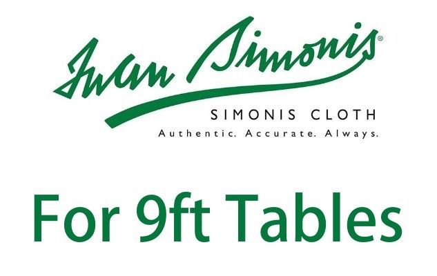 Simonis 860 cloth pack for 9ft Pool Table
