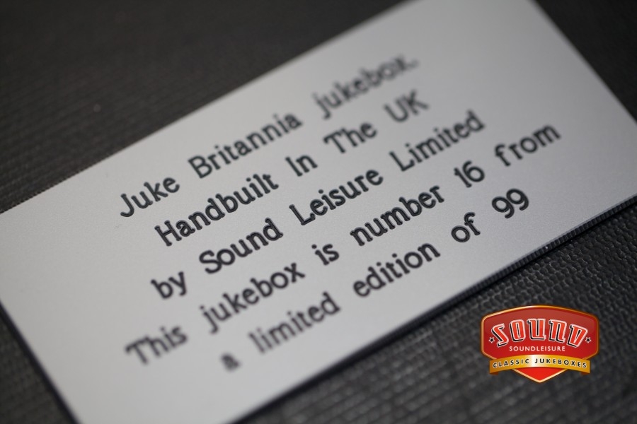 sound leisure cd britannia jukebox limited edition card