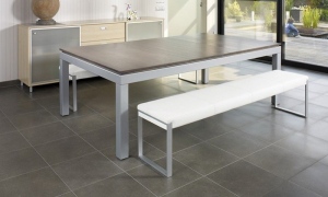 Grey Oak Dining Top on  by Thailand Pool Tables