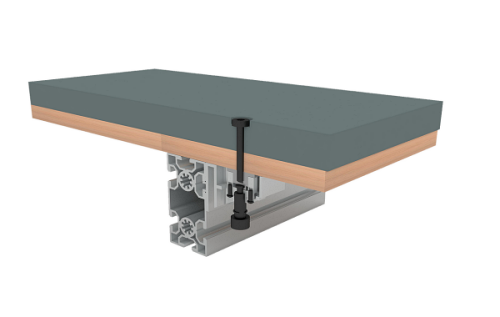 The Rasson Victory II Pool Table has unique patented leveling system