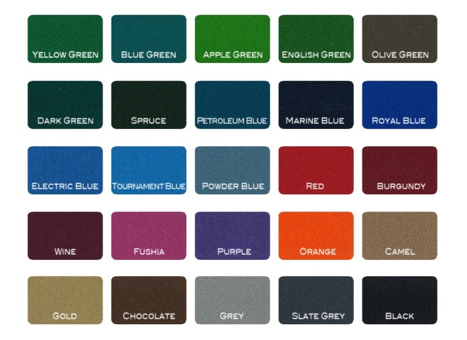 Simonis Cloth Colour Samples