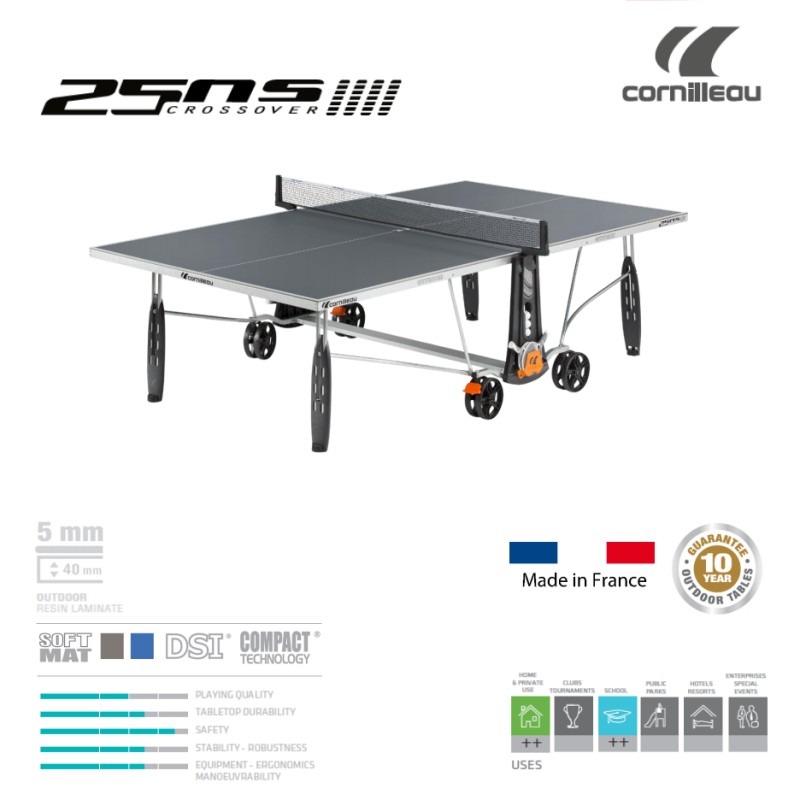 cornilleau 150s outdoor table tennis table banner