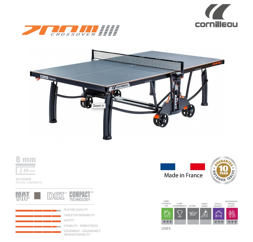 cornilleau 700m sport outdoor table tennis table banner