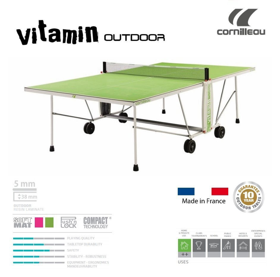 cornilleau vitamin outdoor table tennis banner