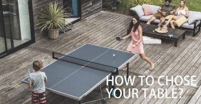 Table Tennis Buying Guide